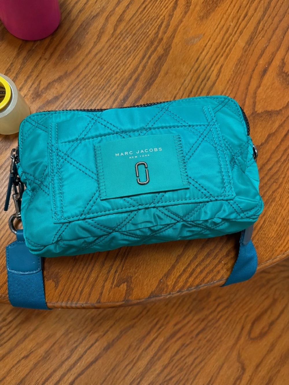 Marc Jacobs w/COA Quilted Camera Crossbody Bag
